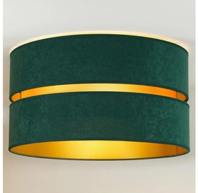 Duolla - Plafoniera DUO 1xE27/40W/230V diametro 40 cm verde/oro