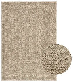 Tappeto Zızur Beige 120x170 Cm Aspetto Iuta Interni Ed Esterni /