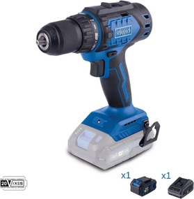 Scheppach - Trapano avvitatore 20v batteria 4.0Ah e caricabatteria ixes bc-dd60-x