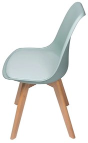 SET 4 SEDIE NEW TOWER WOOD ACQUAMARINA