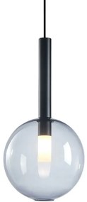 Lampadario a sospensione con filo NIKO 1xG9/9W/230V diametro 20 cm nero