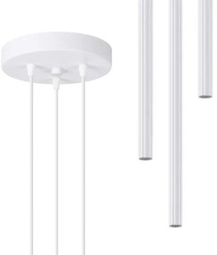 Sollux SL.1340 - Lampadario a sospensione con filo ARCHE 3xG9/8W/230V bianco