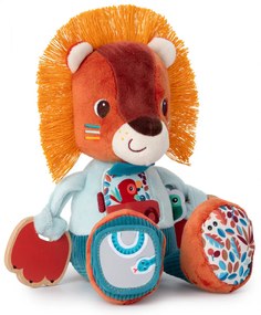 Lilliputiens - Giocattolo di stoffa con attività - Jack il leone