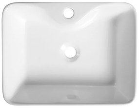 Sapho - Lavabo da appoggio BALENA 48x37 cm ceramica/bianco