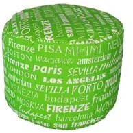 Pouf Puff Puf Tondo 50x40cm Big City Verde Avalli