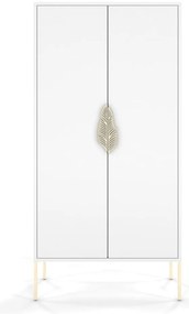 Armadio bianco 80x160 cm Merlin - Skandica