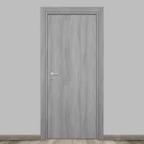 Porta battente Gray Elm grigio L 90 x H 210 cm reversibile