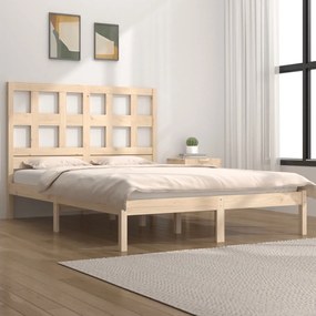Giroletto Senza Materasso 120x190 Cm İn Legno Massello Di Pino /