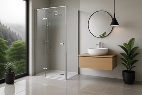 Cabina doccia Rea Atlas 80x90 Chrome
