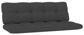 Set divani da giardino 4 pz con cuscini legno pino impregnato