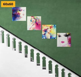 Set di quadri – Eleganza femminile a colori