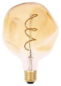 Lampada LED E27 4W a Filamento Vintage Bumped, 2.000K - G125 Colore del corpo Ambrata