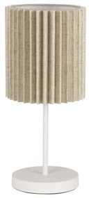 Brilagi - Lampada da tavolo NORDIC WAVE 1xE27/15W/230V lino/bianco