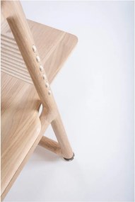 Libreria in legno massiccio di rovere, altezza 216 cm Muse - Gazzda