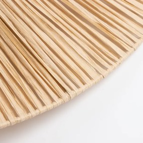 Brilagi - Lampadario LED sospeso con cavo CERIA BOHO, 1xE27/40W/230V, Ø 80 cm, in rafia