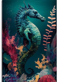 Stampa su tela – Cavalluccio marino surrealista