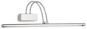 Applique Contemporanea Bow Metallo Cromo Led 8W Luce Calda