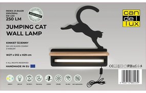 Apparecchio nero per bambini Cat - Candellux Lighting