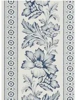 Florale Tapete Gwinnet Toile von Ralph Lauren - Indigo
