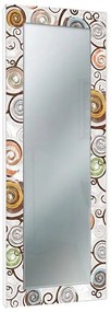 Specchio rettangolare in legno multicolore 52 x 152 cm