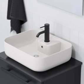 BATH DELUXE 06-050-12-11-00-Lavabo da appoggio KRISTIANSAND 51x40 cm ceramica/bianco