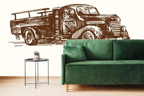 Carta da parati autoadesiva – Camion retrò