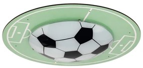 Eglo - Vetro di ricambio per plafoniera TABARA E27 diametro 25 cm pallone da calcio