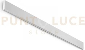 Steel applique a parete led 4000k 29w 4800lm bianca 120,3cm