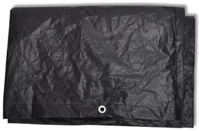 Coperture arredi giardino 2 pz 8 occhielli 180x70x90 cm