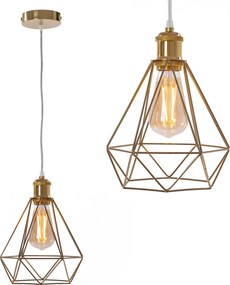 LAMPADA PENSILE DIAMANTE Light Gold 392197