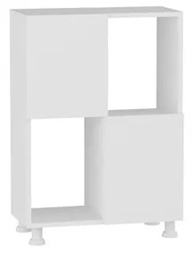 Mobile Multiuso Design Moderno Con Piedini 60x30x84 Nova Bianco