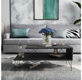 Tavolino LOIRE 40x100 cm antracite