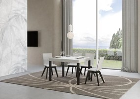 Tavolo Allungabile Everyday P.90 - Versatile e Elegante, 90x90/246 cm Everyday / Bianco