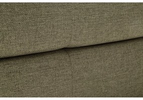 Letto matrimoniale imbottito verde con contenitore con rete inclusa 160x200 cm Lotte – Meise Möbel