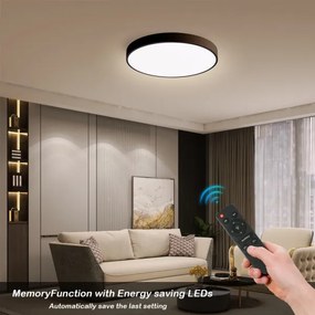 Brilagi-LED Lampada dimmerabile POOL SMART LED/48W/230V 40 cm Wi-Fi Tuya+telecomando čer