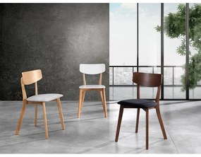 Sedie da pranzo in legno di noce Varm - Tomasucci