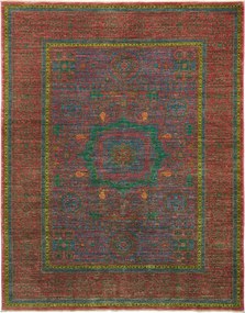 Mamluk Tappeto orientale 230 x 180 Viola (Pakistan) Annodato A Mano