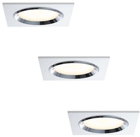 Paulmann 92695 - Set 3x LED 8W dimmerabile incasso DICE 230V