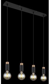 Globo 54045-4H - Lampadario a sospensione con filo MATTI 4xE27/40W/230V