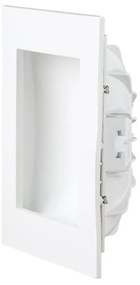 Faro LED da incasso Quadrato Luce INDIRETTA 8W Foro 92x92mm Colore Bianco Naturale 4.000K