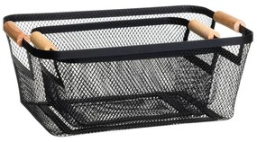 Set di cesti con filo metallico in metallo 2 pz 33x21x14 cm – Casa Selección