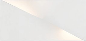 Applique da Parete 2xG9 a Clessidra in Gesso Pitturabile