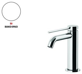Rubinetto per lavabo a canna bassa Circle two bianco opaco GATTONI RUBINETTERIA