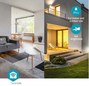 Nedis WIFILAC35WT - LED RGBW Lampada dimmerabile LED/18W/230V 2700-6500K IP44 Wi-Fi