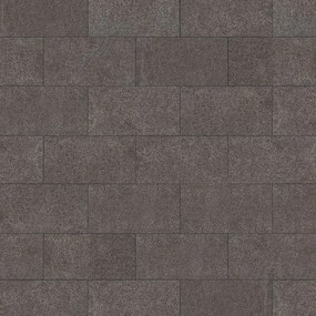 Lastra di cemento Basalto Rectif in gres naturale nero L 80 x L 40 cm, spessore 30 mm