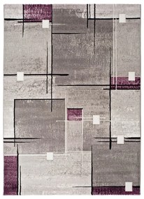 Tappeto grigio e viola , 80 x 150 cm Detroit - Universal