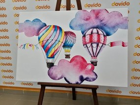 Stampa su tela – Palloncini nel vento
