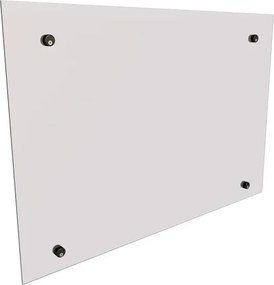 Vetro sintetico Kordo PMMA nero 94 cm x 91 cm, Sp 4 mm + 4 supporti nero