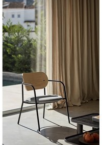 Sedia da pranzo grigio chiaro in frassino Eclipse - Teulat