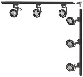 Zuma Line 3579 - Faretto per sistema a binario MASTER 6xGU10/15W/230V nero